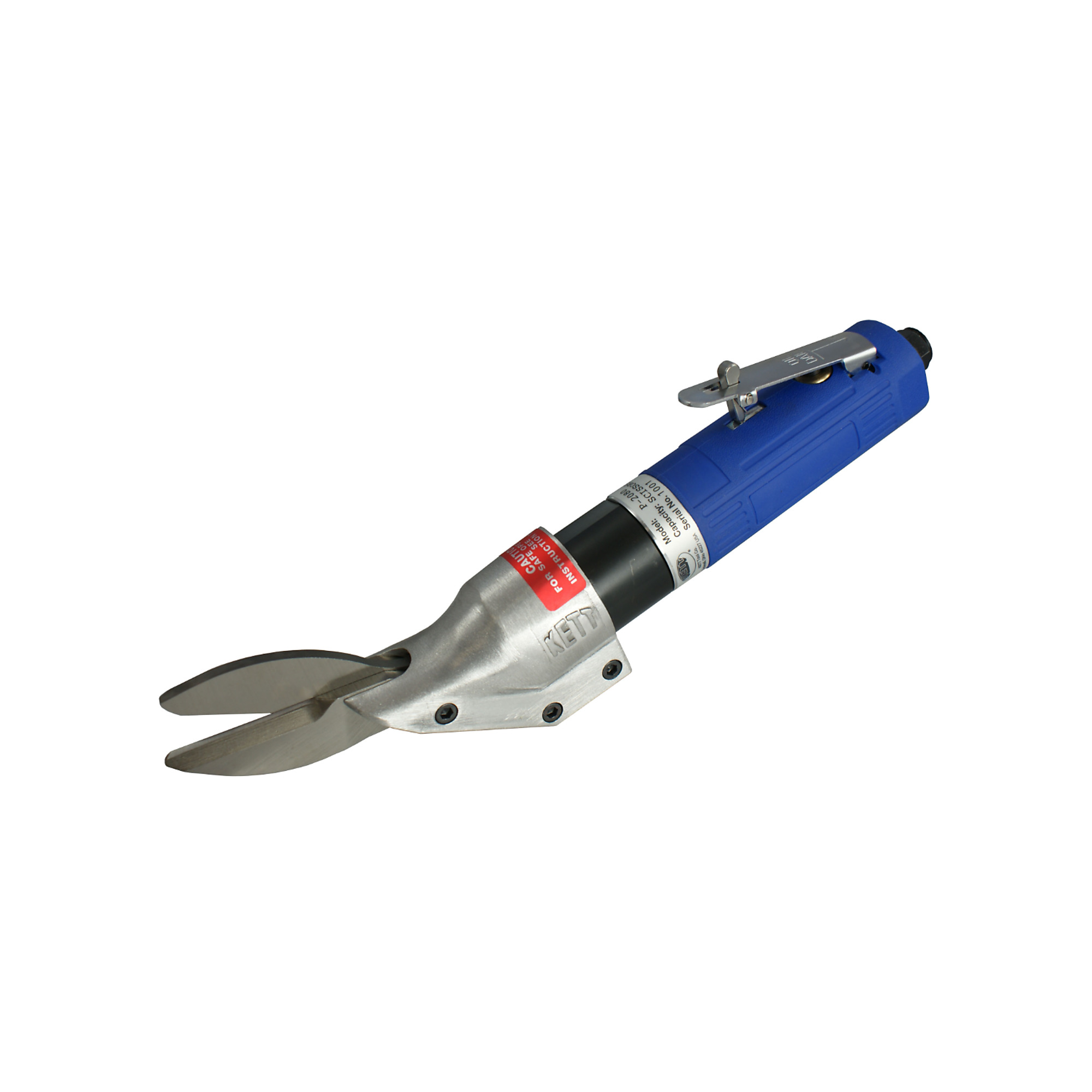 Kett Tool Company, Std. Duty Straight Handle Pneumatic Scissor Shear, Model# P-2080